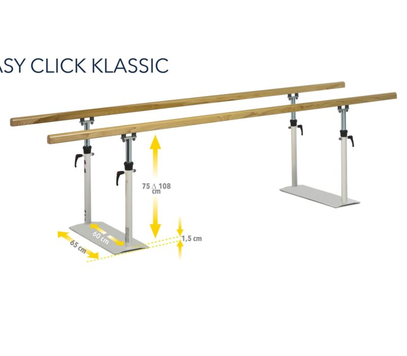 PARALELAS PLEGABLES CON PASAMANOS EN MADERA EASY CLICK KLASSIC